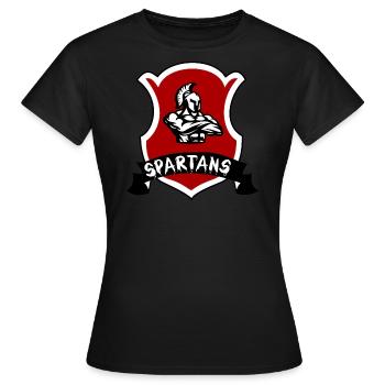 spartiate - T-shirt Femme - noir - Devant - AI Model Female 172 dark (172cm)