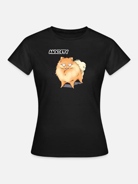 Angst - Frauen T-Shirt - Schwarz