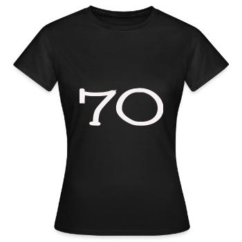 HAPPY BIRTHDAY. HAPPY BIRTHDAY. ANNIVERSARY. - Women's T-Shirt - black - Front - AI Model Female 172 dark (172cm)