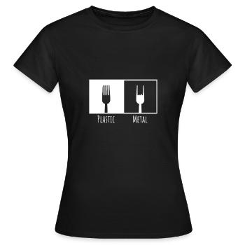 Metal Heavy Metal Musim Gothique Death Metal - T-shirt Femme - noir - Devant - AI Model Female 172 dark (172cm)