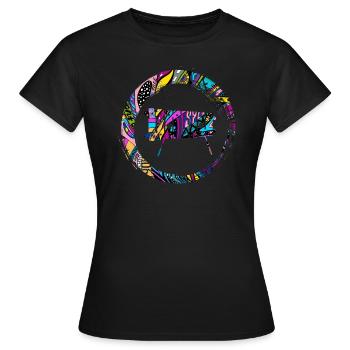 Sporty Hobby Leidenschaft Xylophon - Frauen T-Shirt - Schwarz - Vorne - AI Model Female 172 dark (172cm)