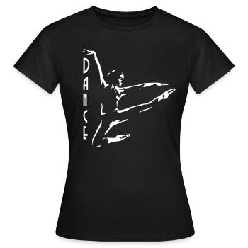 Dance - Frauen T-Shirt - Schwarz - Vorne - AI Model Female 172 dark (172cm)