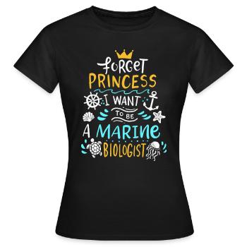 Marine biology Marine biologist Marine biologist - Women's T-Shirt - black - Front - AI Model Female 172 dark (172cm)