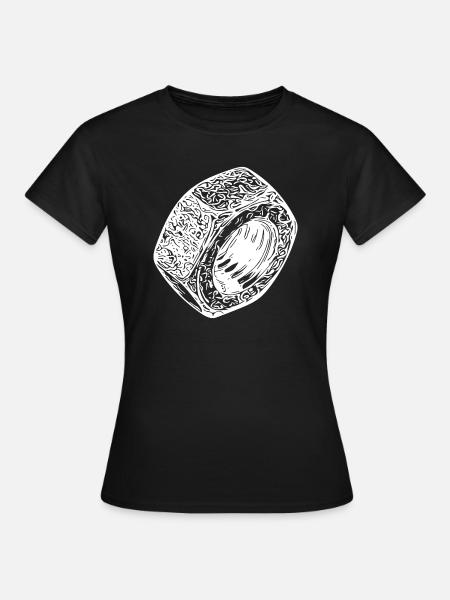 Schraubenmutter heller Oberfläche - Frauen T-Shirt - Schwarz