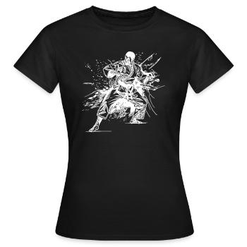 Tattoo Karate Style Sparring Partner Kampf Technik - Frauen T-Shirt - Schwarz - Vorne - AI Model Female 172 dark (172cm)