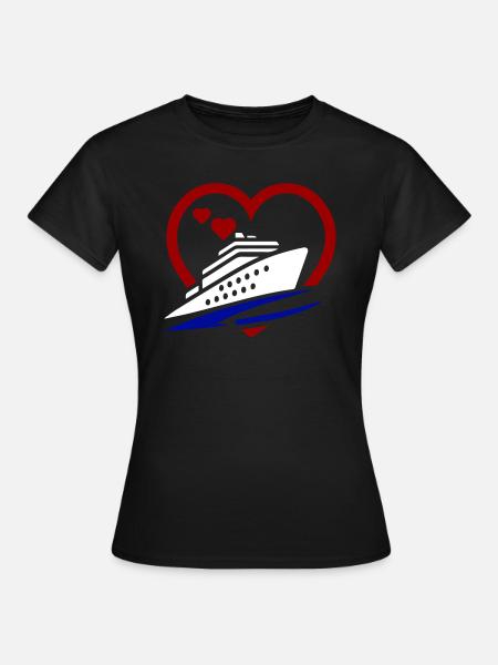 L’amour de la croisière - T-shirt Femme - noir