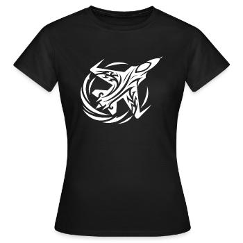 Avion miniature Avion de chasse télécommandé - T-shirt Femme - noir - Devant - AI Model Female 172 dark (172cm)