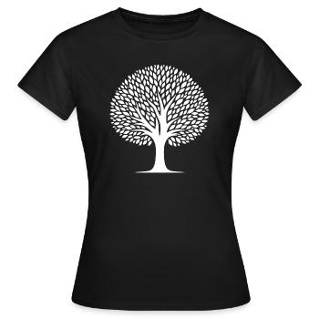 Amoureux de la nature, de la forêt, de l’arbre et de la nature - T-shirt Femme - noir - Devant - AI Model Female 172 dark (172cm)