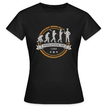 Chef Chef Evolution - Women's T-Shirt - black - Front - AI Model Female 172 dark (172cm)