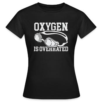 Schwimmlehrer Schwimmen Schwimmer - Frauen T-Shirt - Schwarz - Vorne - AI Model Female 172 dark (172cm)