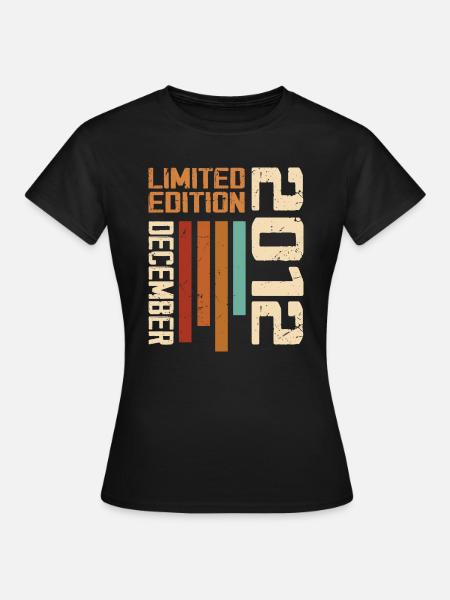 Dezember 2012 - 2012 Dezember - Frauen T-Shirt - Schwarz