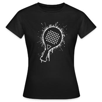 Padel Tennis Padel Raquette Padel Tennis Padel - T-shirt Femme - noir - Devant - AI Model Female 172 dark (172cm)