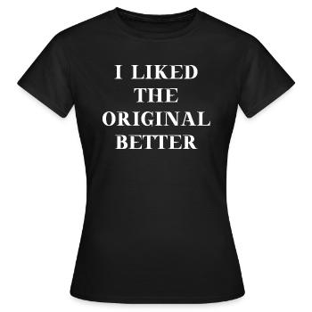 J’ai aimé l’idée originale meilleure de cadeau pop culture - T-shirt Femme - noir - Devant - AI Model Female 172 dark (172cm)