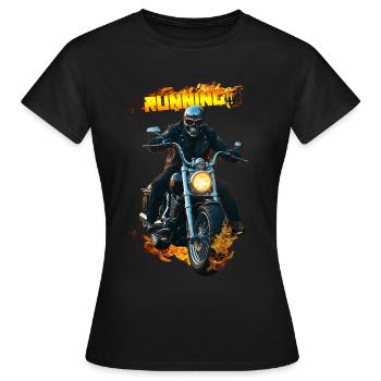 Laufen mit Stil! 🚗💨 Verkleide dich und dekoriere Speed - Frauen T-Shirt - Schwarz - Vorne - AI Model Female 172 dark (172cm)