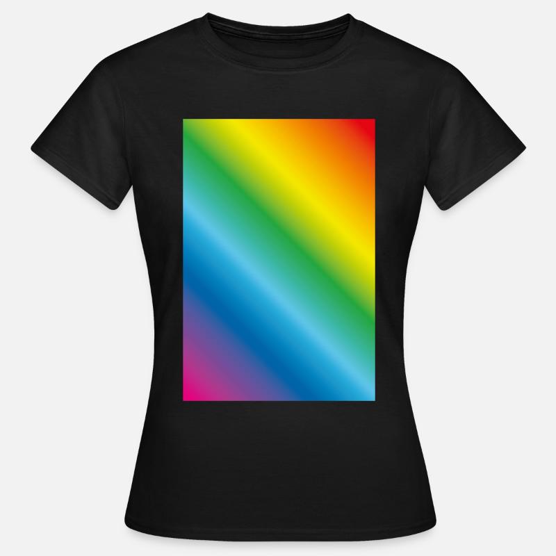 Rainbow Flow - Women's T-Shirt - black