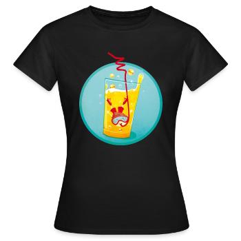 Lieblingslimo - Frauen T-Shirt - Schwarz - Vorne - AI Model Female 172 dark (172cm)