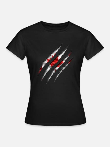 Kanada Kralle - Frauen T-Shirt - Schwarz