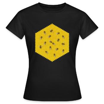 BIENEN, HIV - Frauen T-Shirt - Schwarz - Vorne - AI Model Female 172 dark (172cm)
