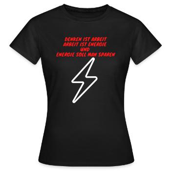 Gas Kosten - Frauen T-Shirt - Schwarz - Vorne - AI Model Female 172 dark (172cm)