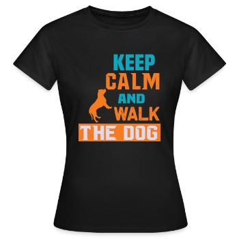 PawPrint Couture - Frauen T-Shirt - Schwarz - Vorne - AI Model Female 172 dark (172cm)