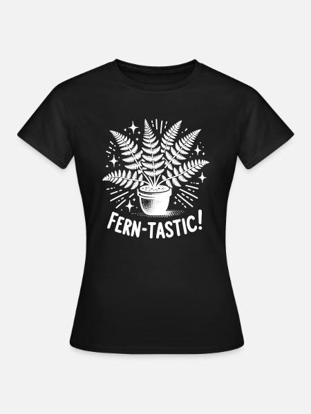 Farn-tastisch! - Frauen T-Shirt - Schwarz
