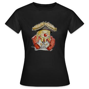 funkenmariechen - Frauen T-Shirt - Schwarz - Vorne - AI Model Female 172 dark (172cm)