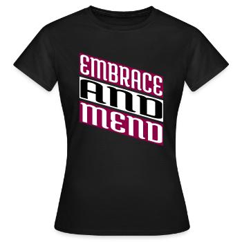 cadeau de guérison spirituelle guérison émotionnelle - T-shirt Femme - noir - Devant - AI Model Female 172 dark (172cm)