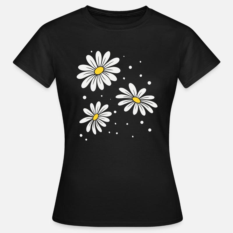 Daisy Dots - Women's T-Shirt - black