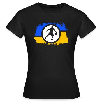 basketteur basketteur dunking-king - T-shirt Femme - noir - Devant - AI Model Female 172 dark (172cm)