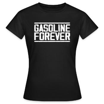 Gasoline Forever - Women's T-Shirt - black - Front - AI Model Female 172 dark (172cm)
