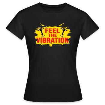 marteau-piqueur construction de route vibration construction de maison - T-shirt Femme - noir - Devant - AI Model Female 172 dark (172cm)
