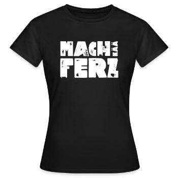 Fais le kää Ferz ! - T-shirt Femme - noir - Devant - AI Model Female 172 dark (172cm)