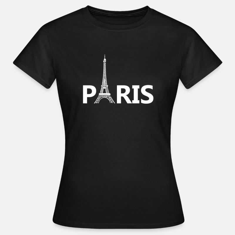 Paris Eiffel Tower - Eiffel Tower - Women's T-Shirt - black