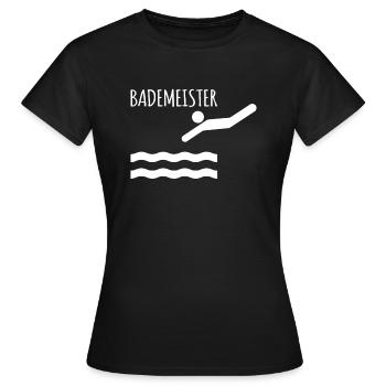 Chemise de sauveteur Cadeau de sauveteur - T-shirt Femme - noir - Devant - AI Model Female 172 dark (172cm)