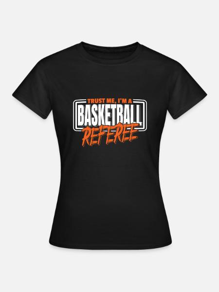 Arbitre de basket-ball arbitre de basket-ball - T-shirt Femme - noir