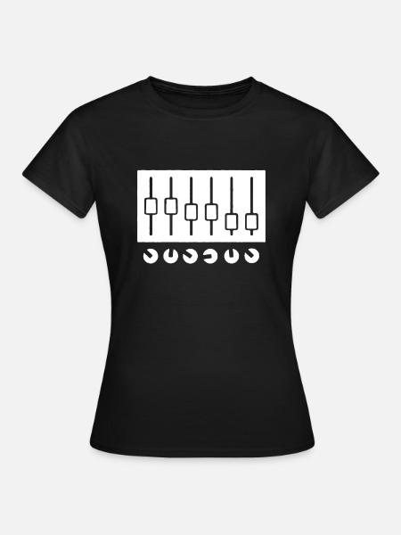 Mixer Sound Engineer T-Shirt Gift - Women's T-Shirt - black
