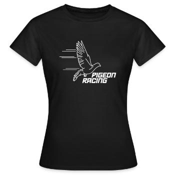 Pigeon Racing pigeon racing - T-shirt Femme - noir - Devant - AI Model Female 172 dark (172cm)