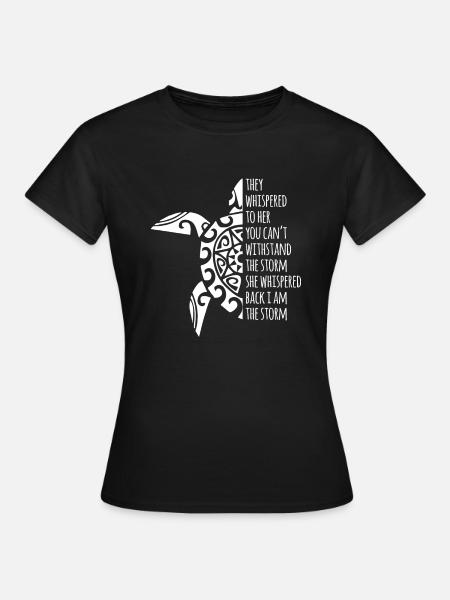 Turtle mandala maori gift - Women's T-Shirt - black