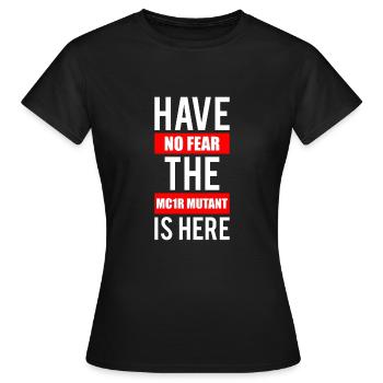 N’ayez pas peur que le mutant MC1R soit ici rousse - T-shirt Femme - noir - Devant - AI Model Female 172 dark (172cm)