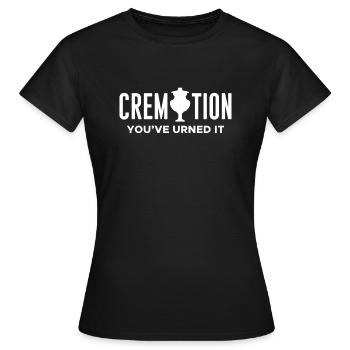 Émotion Vous l’avez urnée - T-shirt Femme - noir - Devant - AI Model Female 172 dark (172cm)