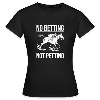 Pas de paris ni de caresses - T-shirt Femme - noir - Devant - AI Model Female 172 dark (172cm)