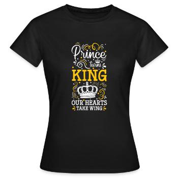 Royal coronation 2023 - Women's T-Shirt - black - Front - AI Model Female 172 dark (172cm)