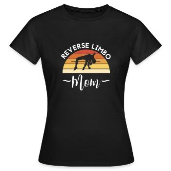 Reverse Limbo Mom Shirt Muttertag Mama - Frauen T-Shirt - Schwarz - Vorne - AI Model Female 172 dark (172cm)