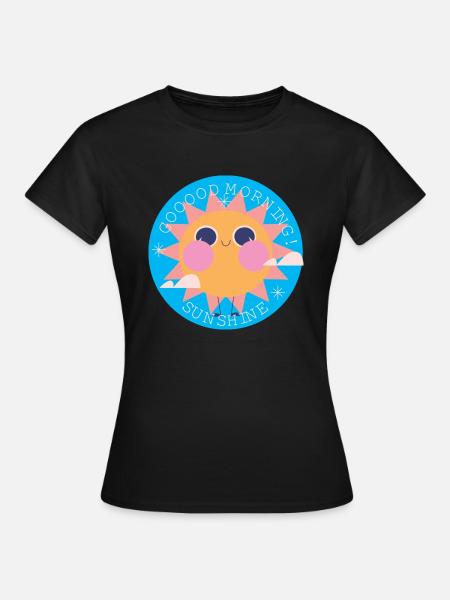 GOOOD MORNING - T-shirt Femme - noir