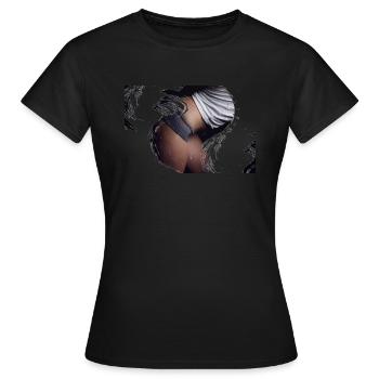 Femme Sexy Girl Woman Cadeau Haut Po - T-shirt Femme - noir - Devant - AI Model Female 172 dark (172cm)