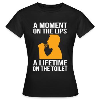 Glutenfrei - Frauen T-Shirt - Schwarz - Vorne - AI Model Female 172 dark (172cm)