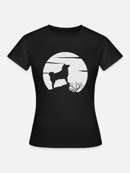 Akita - Frauen T-Shirt - Schwarz