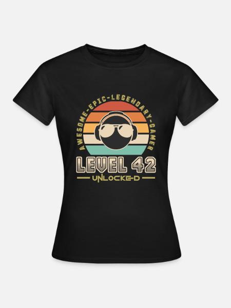 Stufe 42 - Frauen T-Shirt - Schwarz