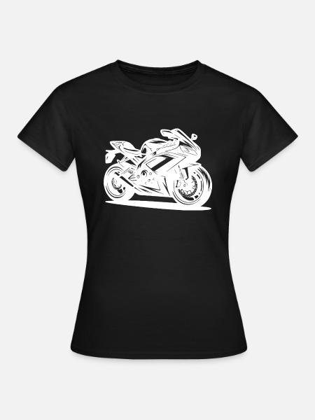 Motorrad Liebhaber Schnelle Straßenmaschinen - Frauen T-Shirt - Schwarz