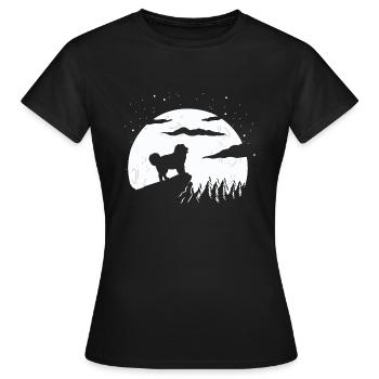 Chien de berger du Caucase Ovcharka - T-shirt Femme - noir - Devant - AI Model Female 172 dark (172cm)